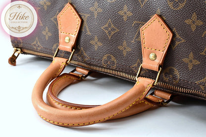 Louis Vuitton Speedy 35 Monogram Hand Bag M41524 Authentic Condition *A* B0112