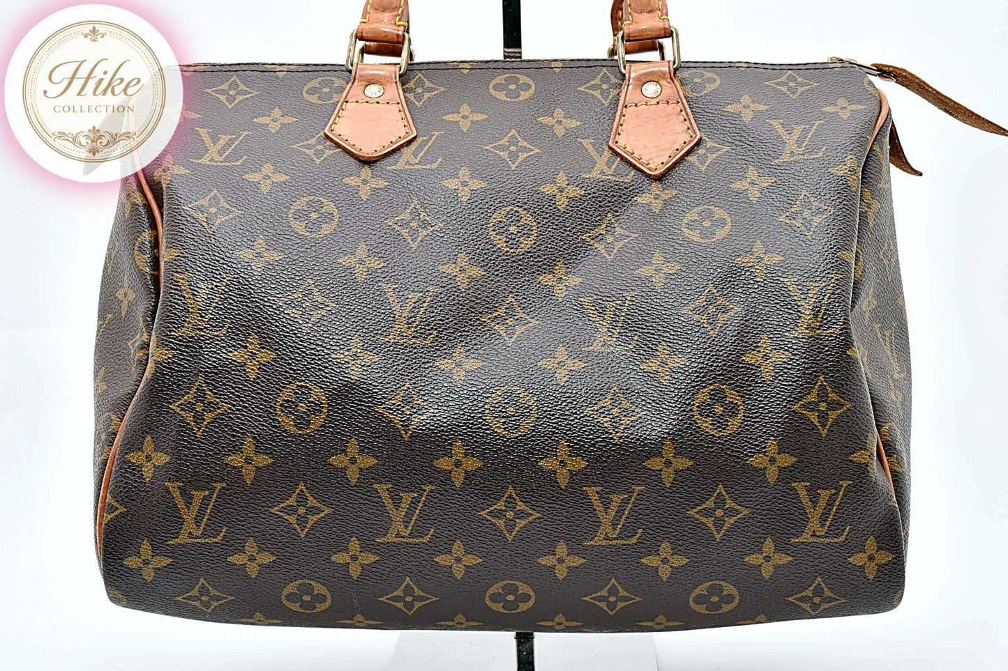 Louis Vuitton Speedy 30 Monogram Brown Handbag M41526 Authentic Condition SA #34