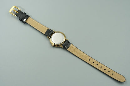 *NEAR MINT* Vintage 1975 OMEGA Geneve Cal.625 Hand Wind Black 25mm Women Watch