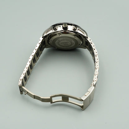 *NEAR MINT* Box & Paper SEIKO ASTRON 7X52-0AF0 Solar Black Round 47mm Mens Watch