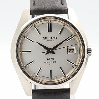 serviced *N MINT* Vintage 1970s SEIKO king 5625-7000 Auto White 37mm Mens Watch