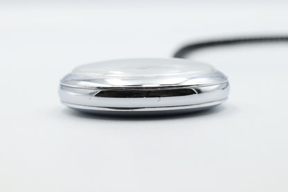 *Exc+5* Vintage SEIKO 7C11-0010 Quartz White Dial Round 50mm Mens Watch JAPAN