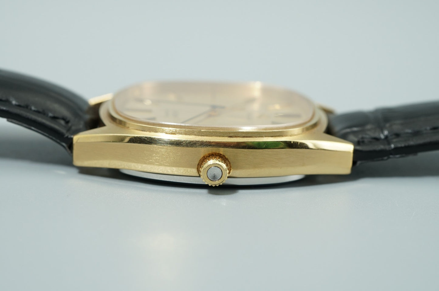 *NEAR MINT* Vintage 1978 OMEGA De Ville Cal.1342 Qz Gold Square 34mm Mens Watch