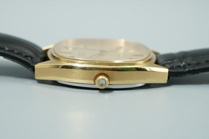 *NEAR MINT* Vintage 1978 OMEGA De Ville Cal.1342 Qz Gold Square 34mm Mens Watch