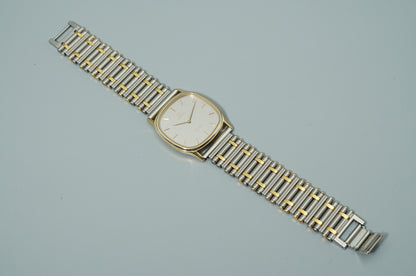 *Exc+5* Vintage 1977 OMEGA De Ville Cal.1365 Qz Silver Square 31mm Mens Watch