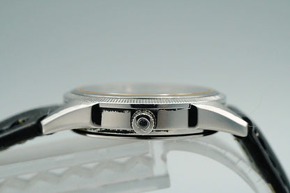 RARE *N MINT* Vintage OMEGA Seamaster pie pan Dial Cal.1380 Qz 25mm Women Watch