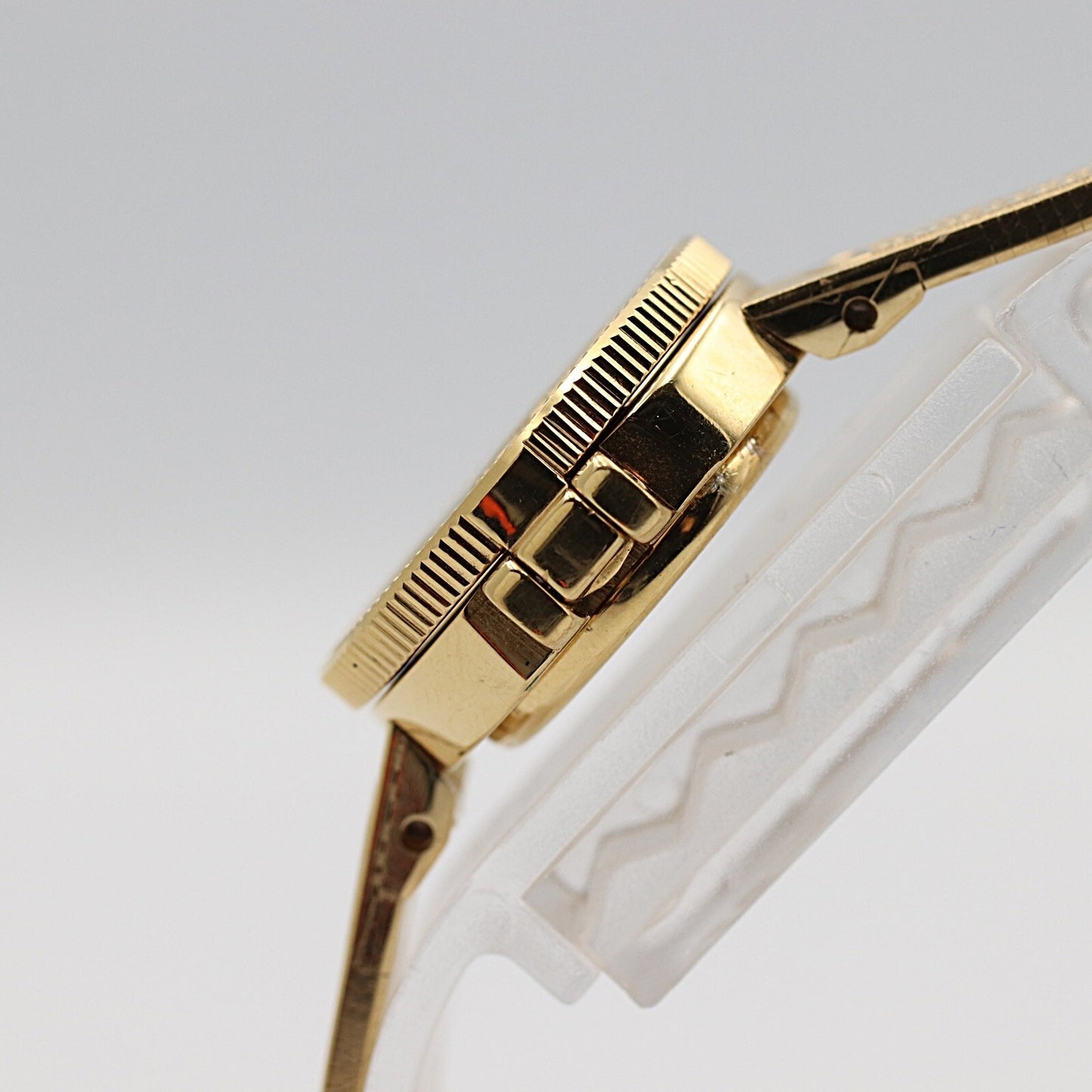 *N MINT* SEIKO Golden Nefertiti 1E20-0A20 Quartz Gold Dial 18mm Women Watch