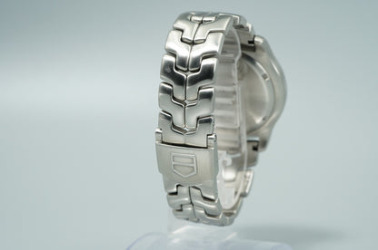 *TOP MINT* TAG HEUER Professional 2000 CT1111 Qz Black Round 41mm Mens Watch