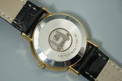 *Exc+4* Vintage 1970s OMEGA De Ville TOOL 106 Automatic Gold 35mm Mens Watch