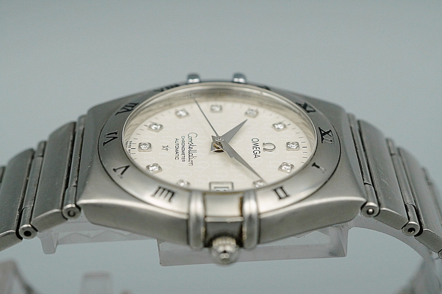 Exc+5 OMEGA Constellation CHRONOMETER Cal.1120 Automatic White 35mm Mens Watch