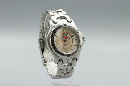 [Exc+5] Vintage TAG Heuer S/el Pro 200M WG111B Silver Dial Quartz Mens Watch