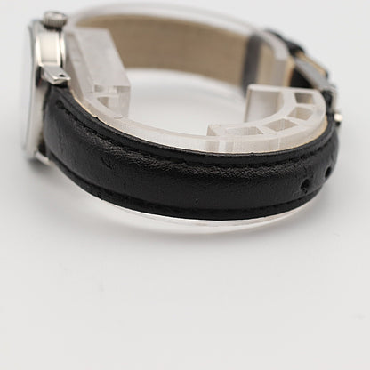 *NEAR MINT* Vintage 1980s OMEGA De Ville Hand Wind Black Square 22mm Women Watch