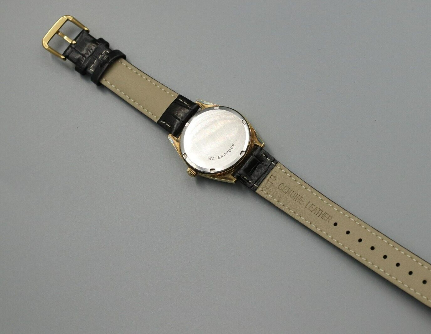 *Exc+5* Vintage OMEGA Geneve Cal.601 Hand Winding Gold Dial Round Mens Watch