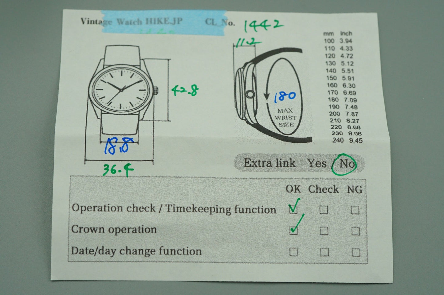*Exc+5* Vintage SEIKO matic 15007DE Automatic Silver Dial Round 36mm Mens Watch