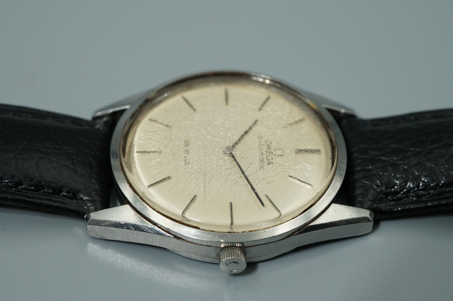 *Exc+3* Vintage 1973 OMEGA De Ville Cal.711 Automatic Cream Dial 34mm Mens Watch