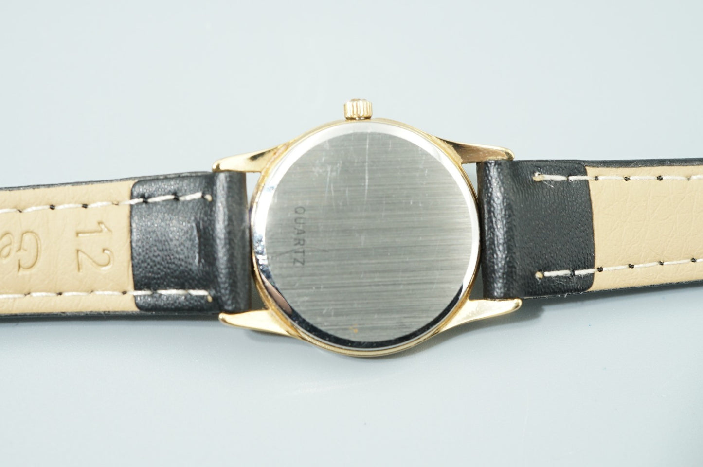 *NEAR MINT* Vintage 1986 OMEGA De Ville Cal.1455 Qz Gold Round 21mm Women Watch