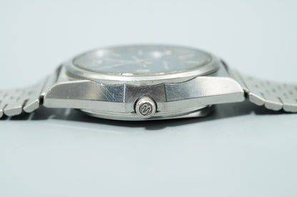 *Working for Parts* Vintage 1970s SEIKO KING 4823-8050 Qz Blue 36mm Mens Watch