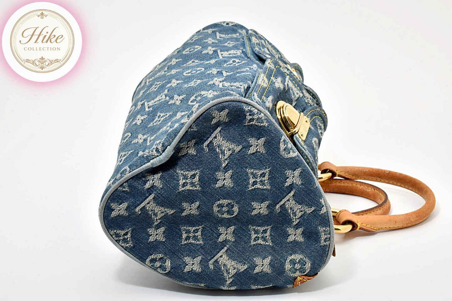 Louis Vuitton Denim Neo Speedy Monogram Handbag M95019 Auth Condition *B* B0085