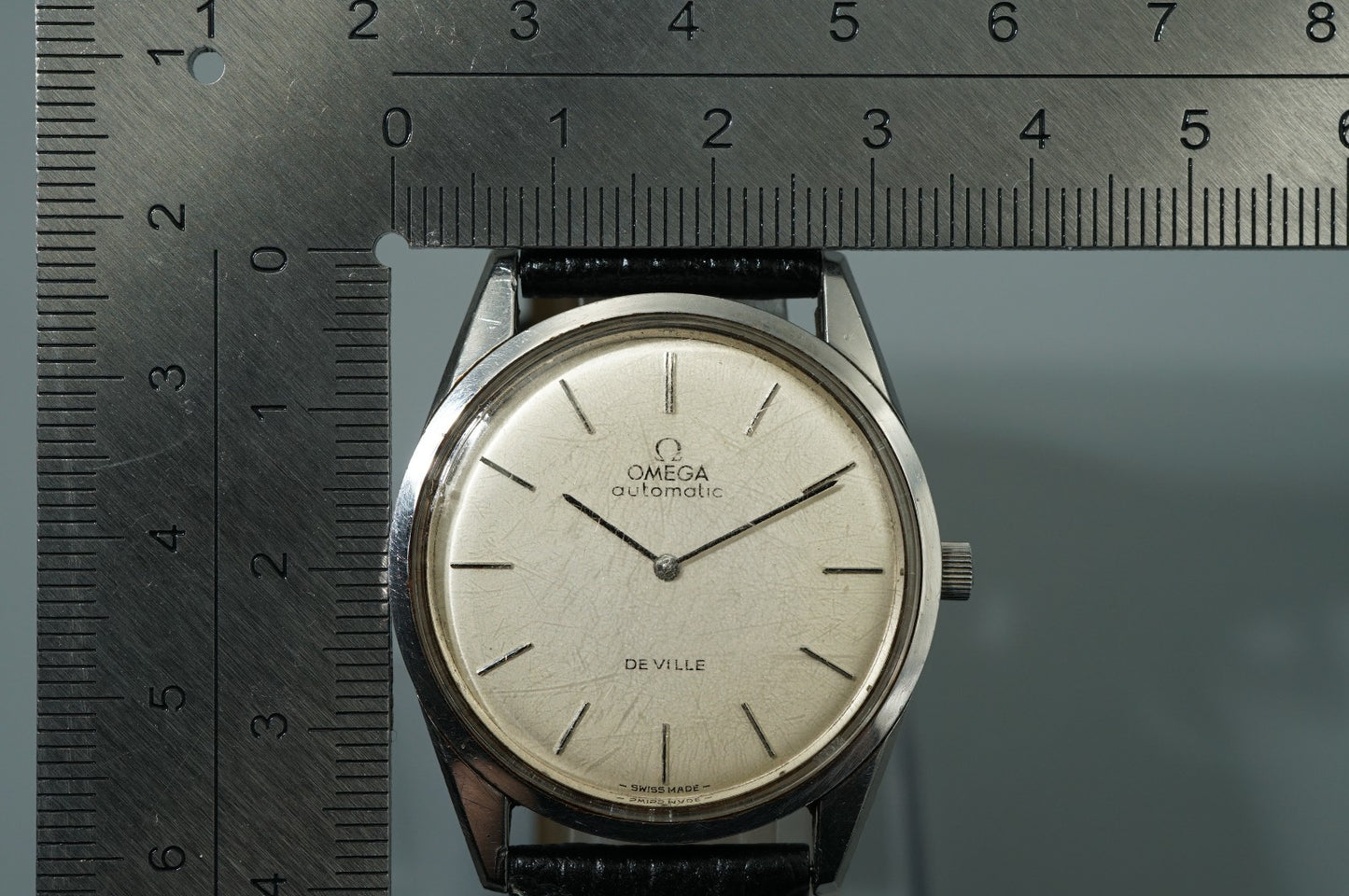 *Exc+3* Vintage 1973 OMEGA De Ville Cal.711 Automatic Cream Dial 34mm Mens Watch