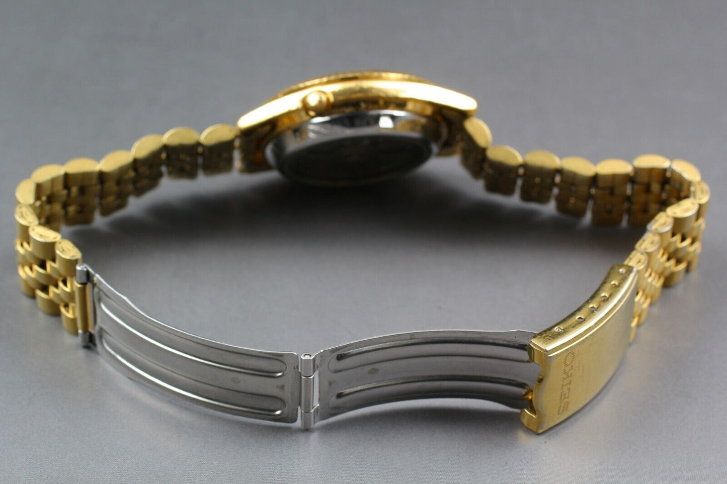 *Exc+5* Vintage SEIKO 5 7S26-0500 Automatic Day Date 21J Gold Dial Mens Watch