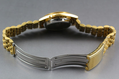*Exc+5* Vintage SEIKO 5 7S26-0500 Automatic Day Date 21J Gold Dial Mens Watch