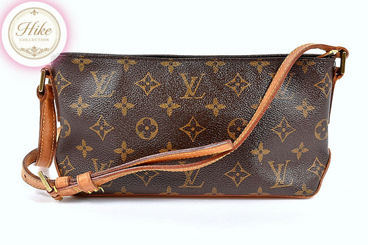 Louis Vuitton Trotteur Monogram Shoulder Bag M51240 Authentic Condition *AB*