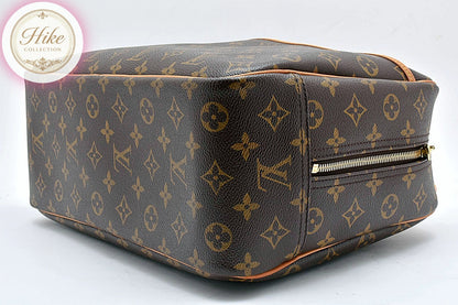 Louis Vuitton Deauville Monogram Brown Handbag M47270 Authentic Condition SA #38