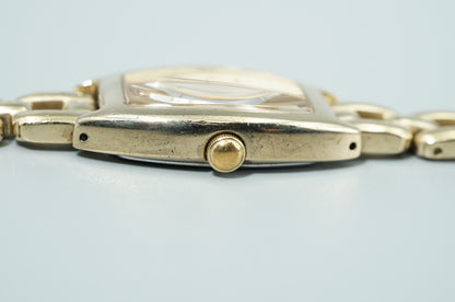 *Exc+5* Vintage 1990 SEIKO LUCENT 4N21-5280 Qz White Rectangle 18mm Women Watch