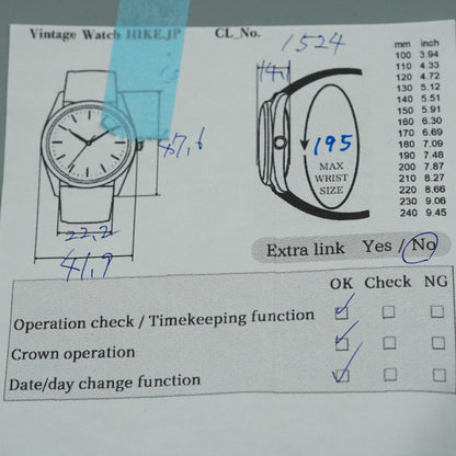 *MINT* Vintage SEIKO 5SPORTS 7S36-04N0 AT Black Dial Round 42mm Mens Watch