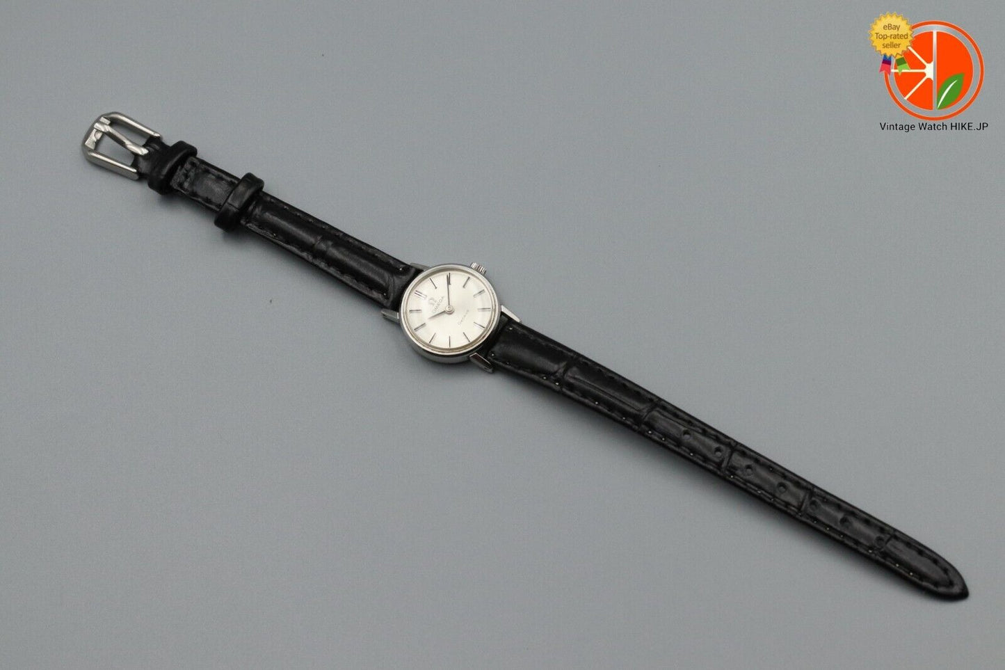 *NEAR MINT* Vintage OMEGA Geneve Cal.620 Hand Winding Silver Dial Women Watch