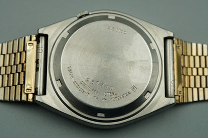 *Exc+5* Vintage 1982 SEIKO 5 7009-876A AT White Dial Round 38mm Mens Watch