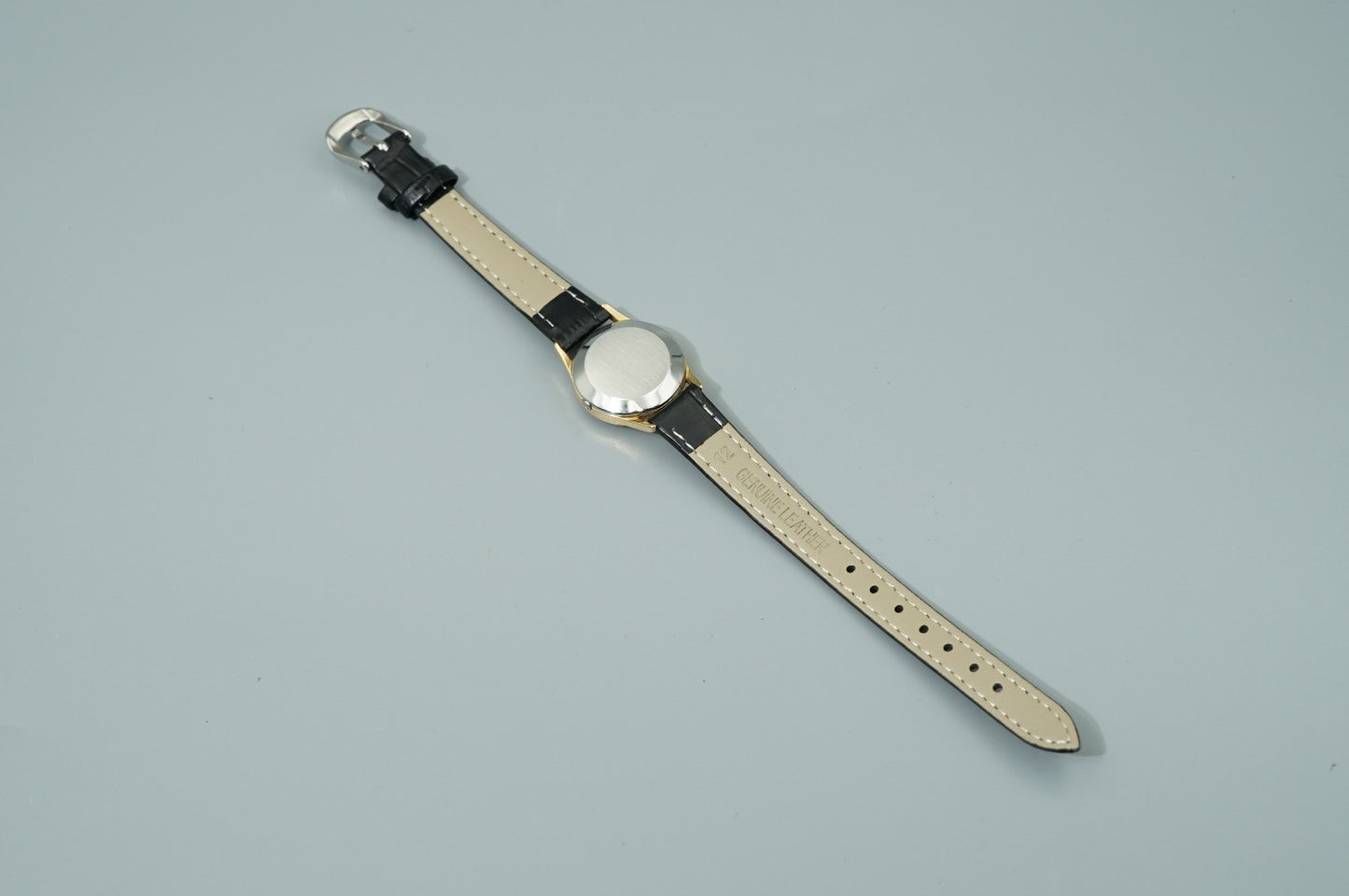 *NEAR MINT* Vintage 1980s OMEGA De Ville Cal.1350 Qz Gold Round 23mm Women Watch