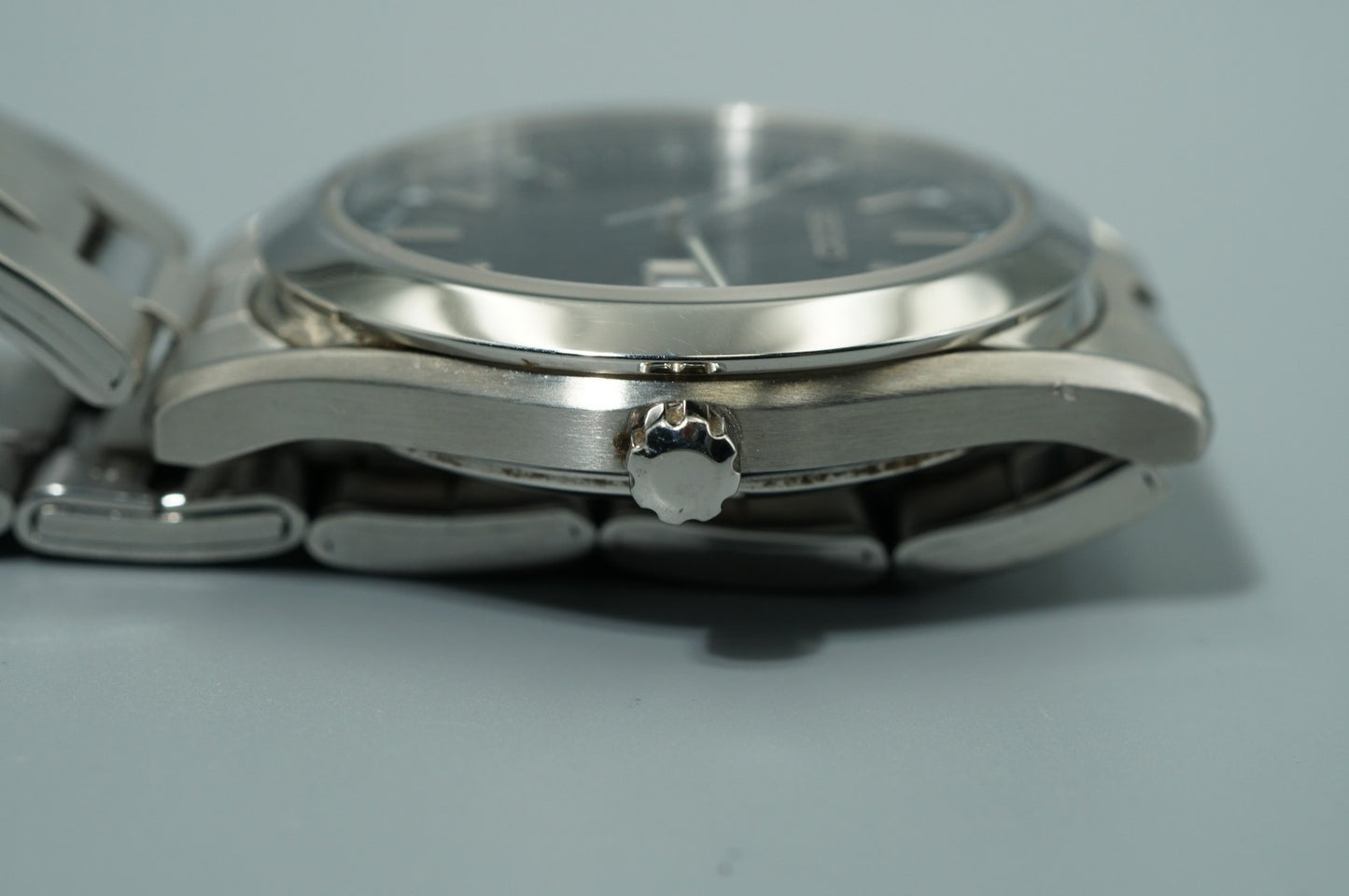 *Exc+5* Vintage1997 SEIKO 7N43-9080 Quartz Black Dial Round 37mm Mens Watch