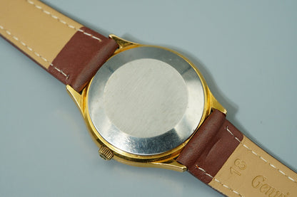 N MINT Vintage 1970s OMEGA De Ville Cal.1325 Ref.192 Qz Gold 35mm Mens Watch