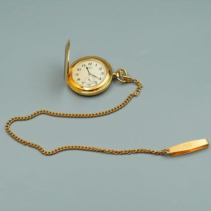 *NEAR MINT* Vintage 1998 SEIKO 7N07-001A Quartz Gold Dial Round 42mm Mens Watch