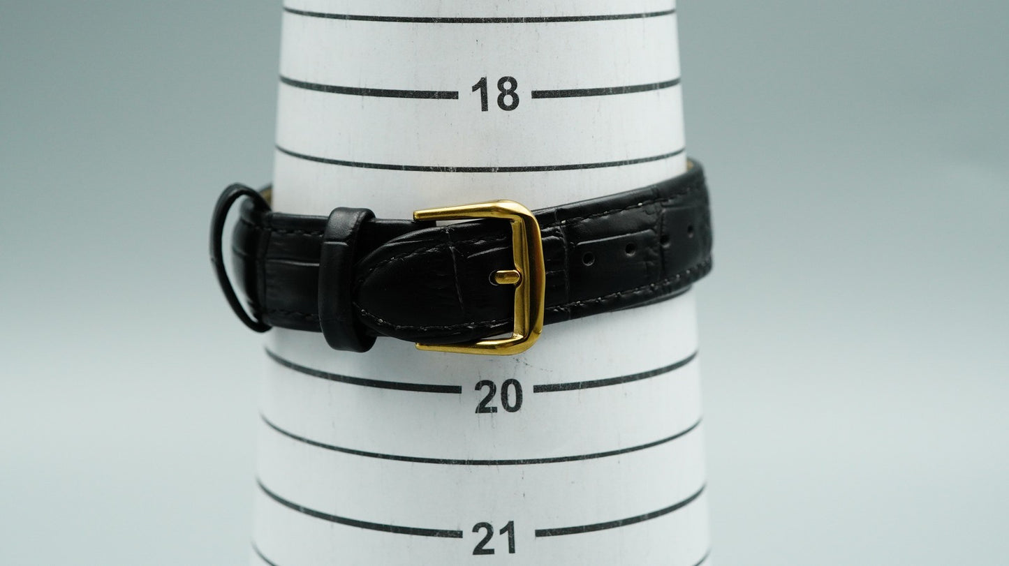 *Exc+5* Vintage 1995 SEIKO Chariot  2C21-5180 Qz Gold Rectangle 24mm Women Watch