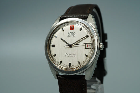 N MINT Vintage 1970 OMEGA Seamaster Cal.1250 Automatic Blue 36mm Mens Watch