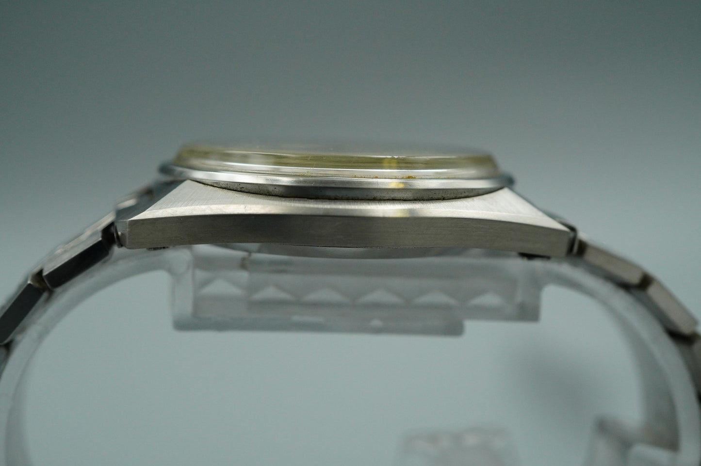 N MINT Vintage SEIKO LORD MATIC 5606-7000 Automatic Silver Round 36mm Mens Watch