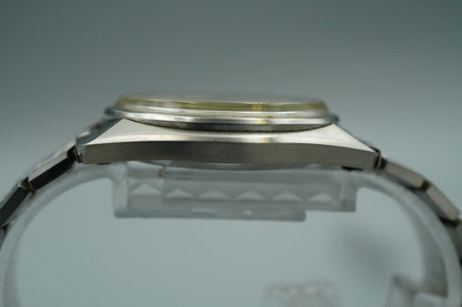 N MINT Vintage SEIKO LORD MATIC 5606-7000 Automatic Silver Round 36mm Mens Watch
