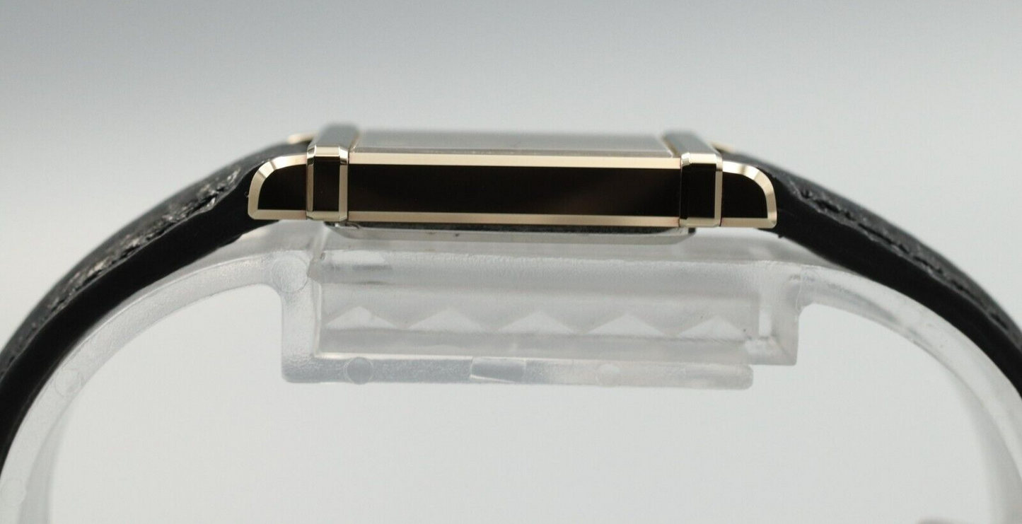 *MINT* Vintage SEIKO Exceline 2E20-5190 Quartz Gold Dial Tank Women Watch