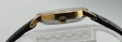 *Exc+5* Vintage OMEGA De Ville Cal.625 Hand Winding Gold Dial Round Women Watch