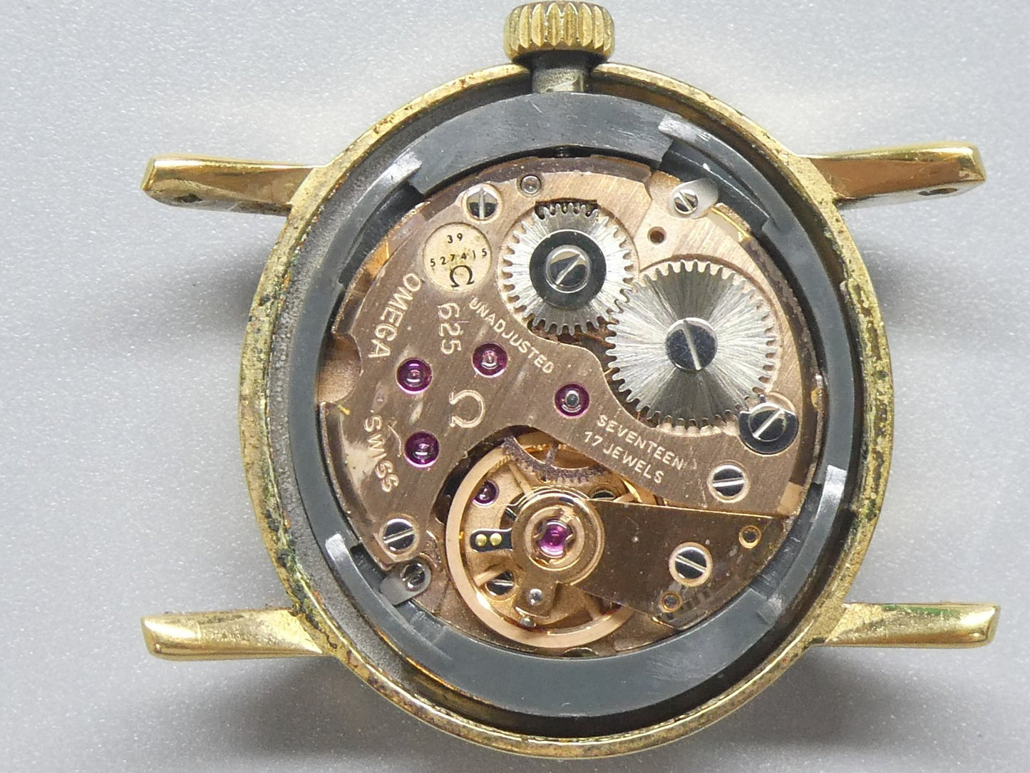 NEAR MINT Vintage 1958 OMEGA De Ville Cal.625 Hand Winding Gold 24mm Women Watch