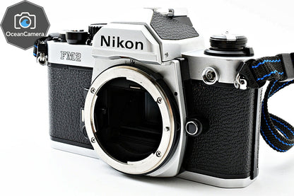 *Top MINT* Nikon New FM2 FM2N Silver 35mm SLR Film Camera Body From JAPAN
