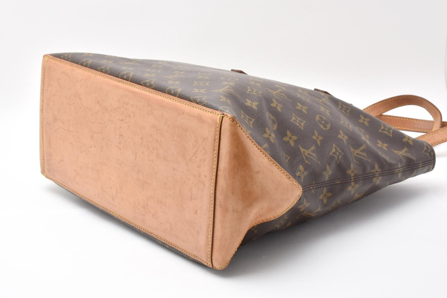 Louis Vuitton CABAS MEZZO Monogram Brown Tote Bag M51151 Authentic Condition SA