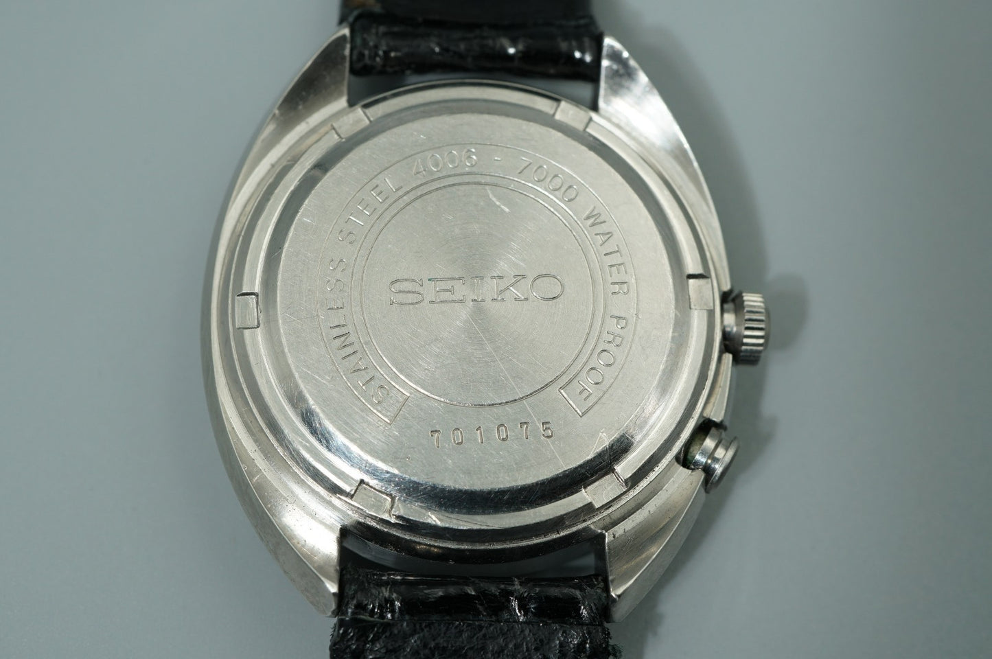 N MINT Vintage 1967 SEIKO BELL-MATIC 4006-7000 Automatic Silver 38mm Mens Watch