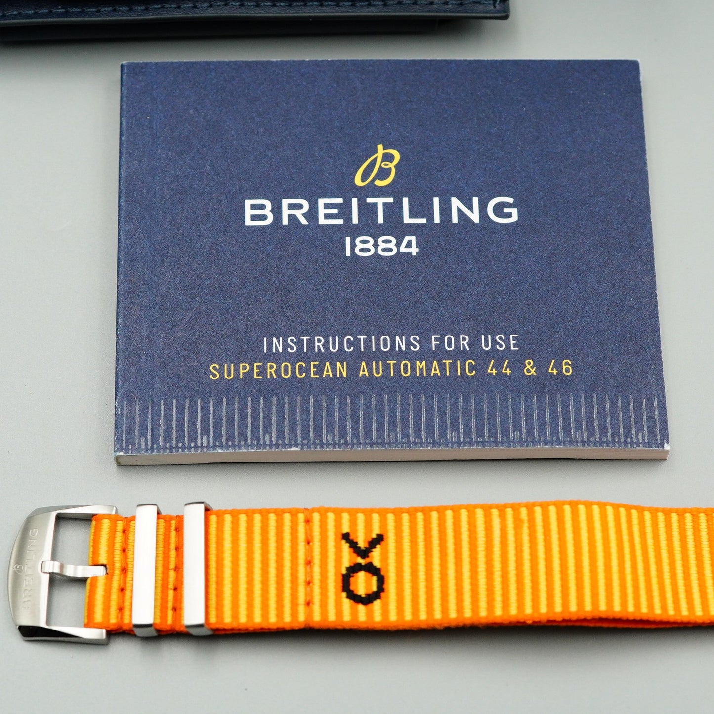 *Exc+5 Box & Paper* BREITLING Superocean A17367 Automatic Yellow 46mm Mens Watch