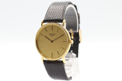 *N MINT* Vintage 1990s LONGINES Grand Classic L4.637.2 Qz Gold 32mm Mens Watch