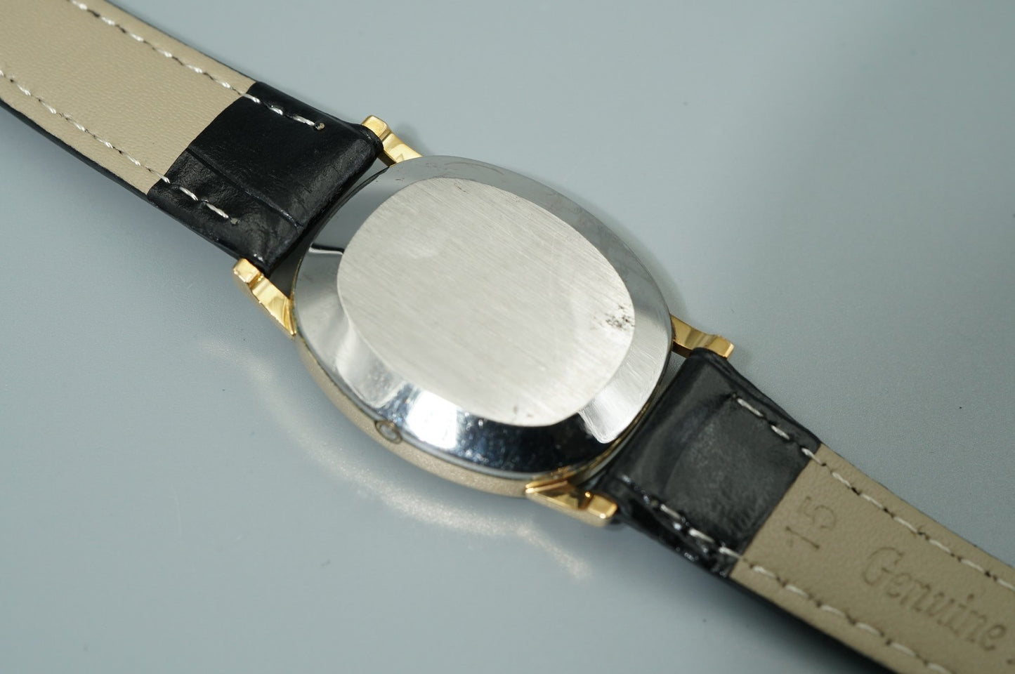 *NEAR MINT* Vintage 1978 OMEGA De Ville Cal.1350 Qz Gold Oval 25mm Women Watch