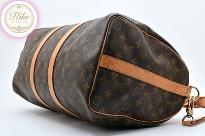 Louis Vuitton KEEPALL BANDOULIERE 45 Monogram Boston Bag M41418 Auth *AB*