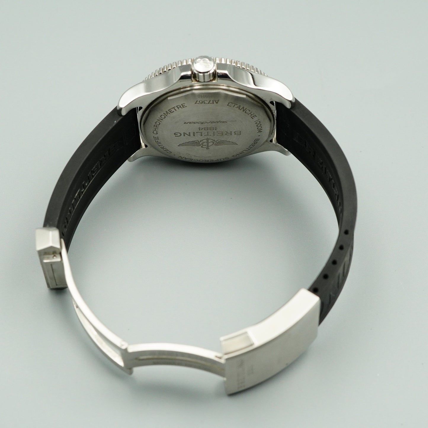 *Exc+5 Box & Paper* BREITLING Superocean A17367 Automatic Yellow 46mm Mens Watch